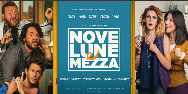 Nove Lune e Mezza con Claudia Gerini e Giorgio Pasotti: recensione e